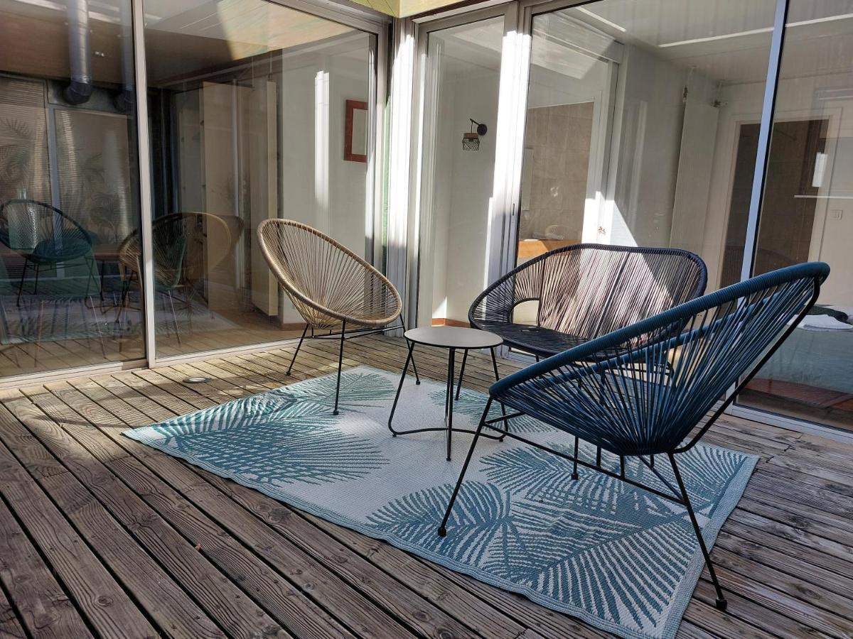 Le Peyrot*** Coeur De Ville 55M² Avec Patio Rodez Kültér fotó